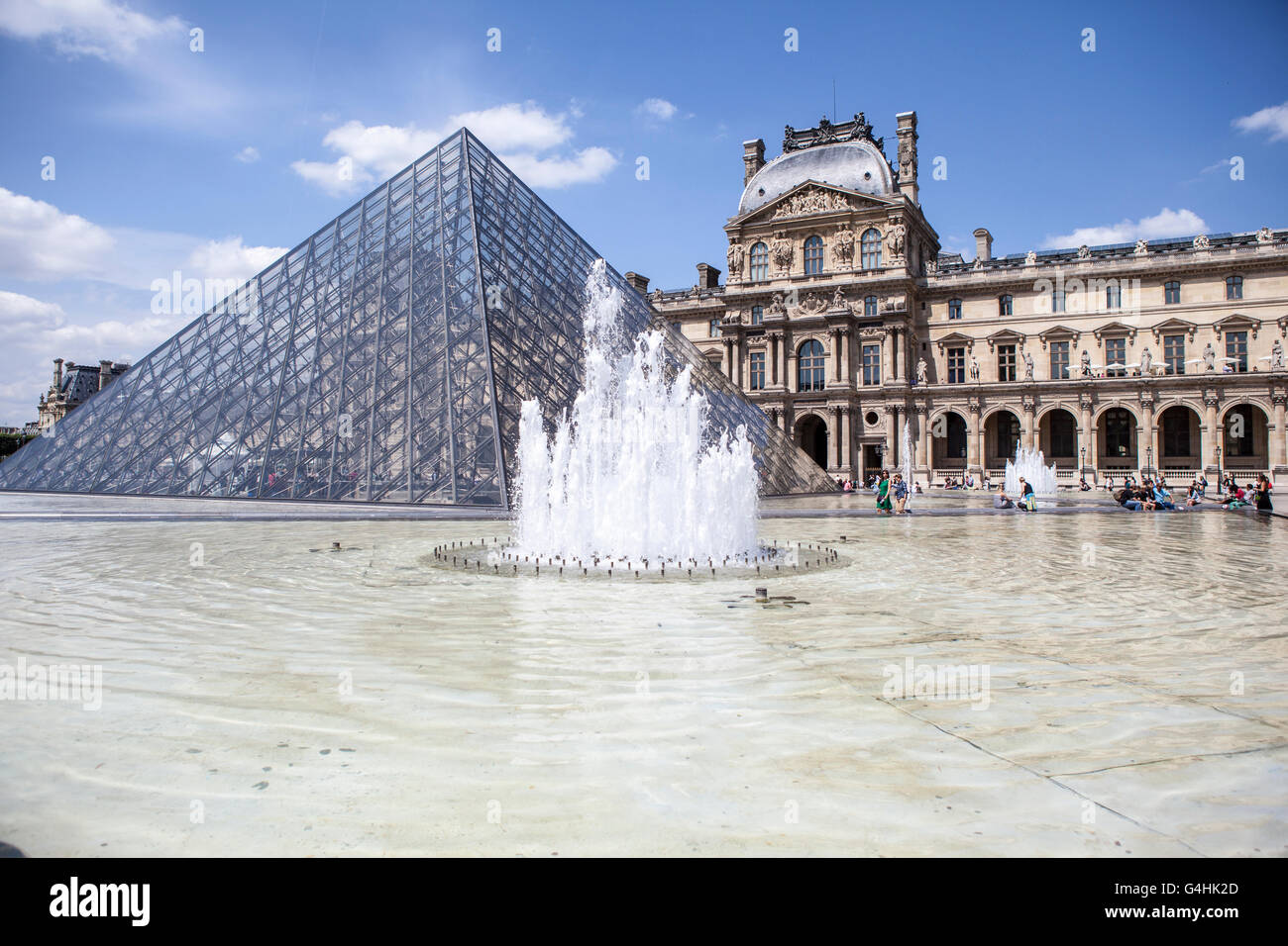Le Louvre Museum, Paris, France Stock Photo