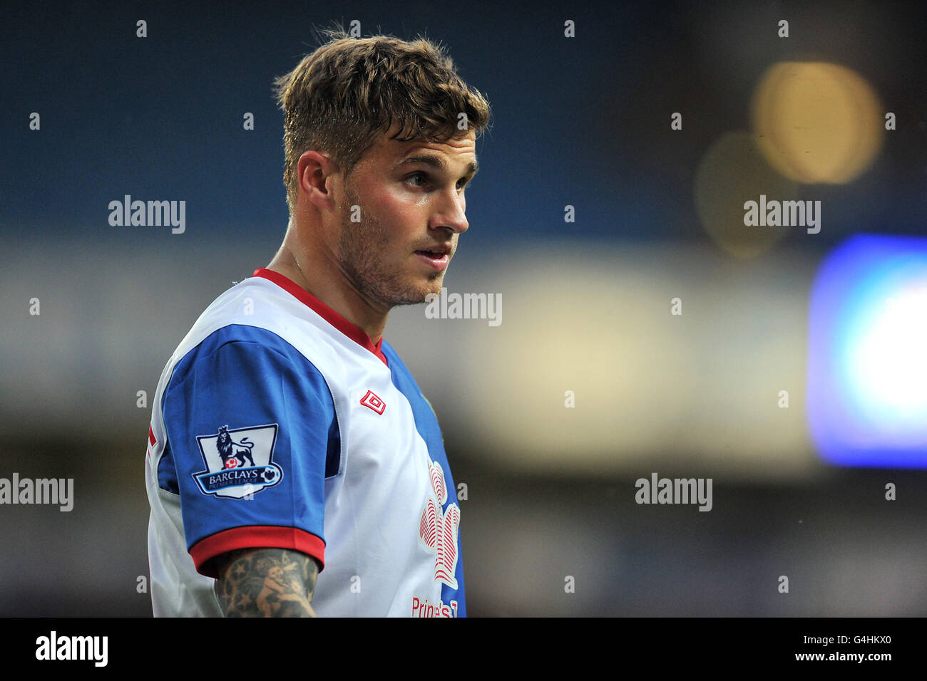 Soccer - Carling Cup - Second Round - Blackburn Rovers v Sheffield Wednesday - Ewood Park. David Goodwillie, Blackburn Rovers Stock Photo