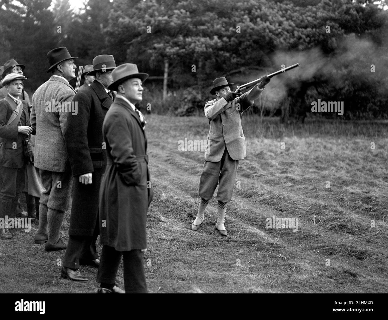 British Royal Family King V Sandringham 1928 Stock Photo