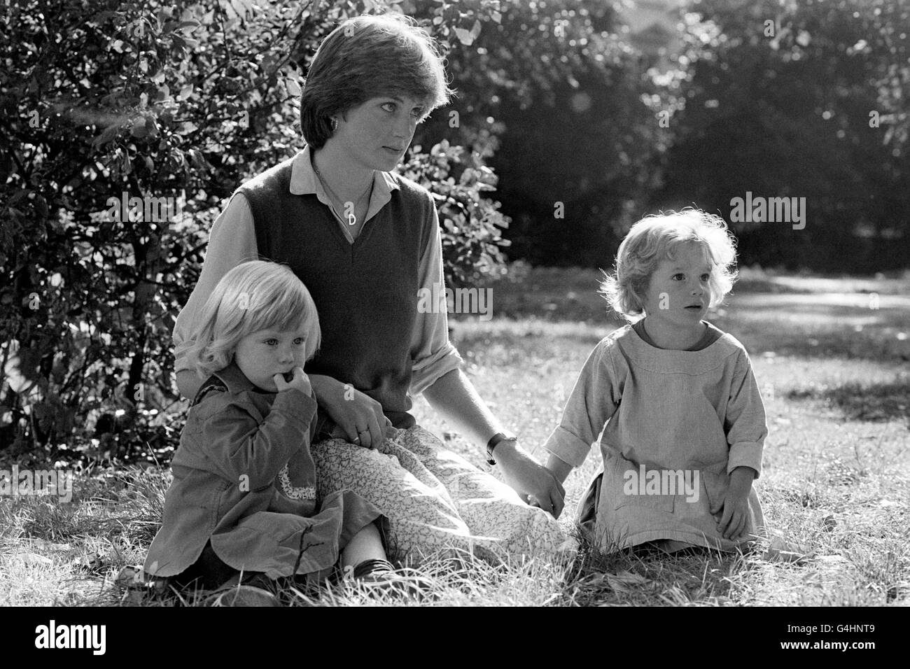 Lady Diana Spencer, 19, girlfriend of Prince Charles, pictured at the kindergarten in St. George's Square, Pimlico, London, where she works as a teacher. Diana is the youngest of 56 year-old Lord Spencer's five children. Stock Photo