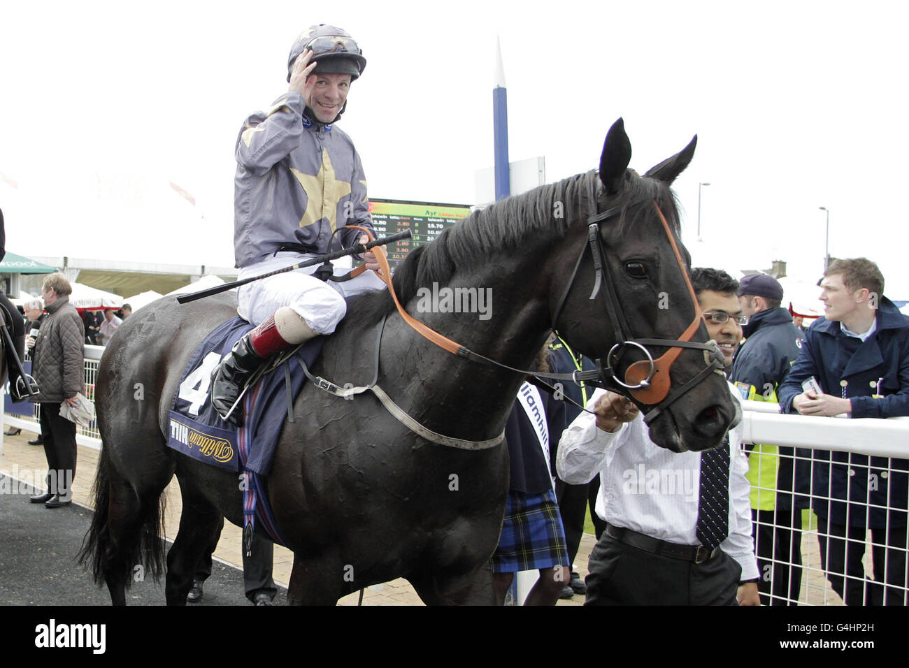 Our Jonathan ridden by jockey, Franny Norton after winning the William