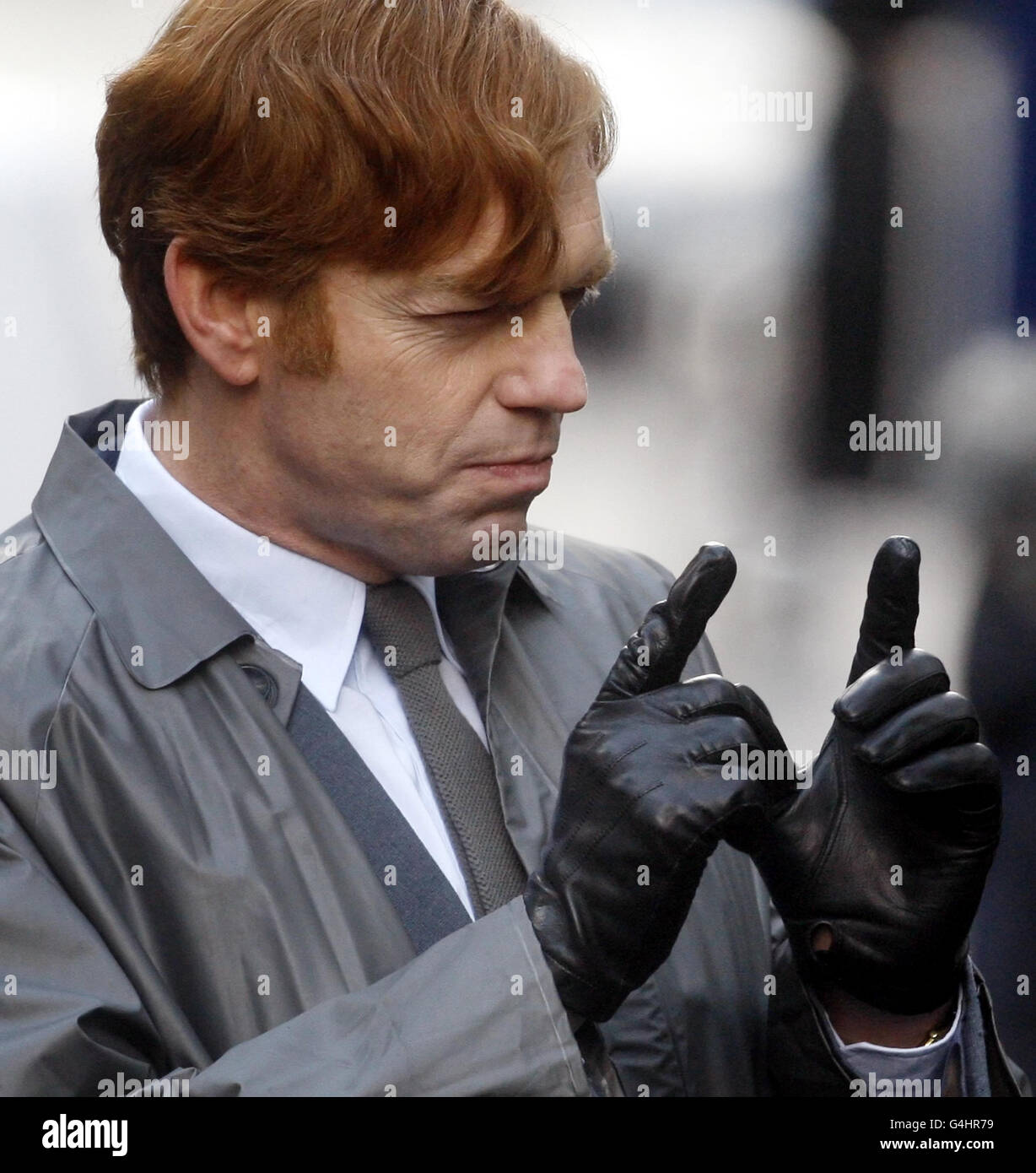 Hugo Weaving on the set of his new film Cloud Atlas, which is currently