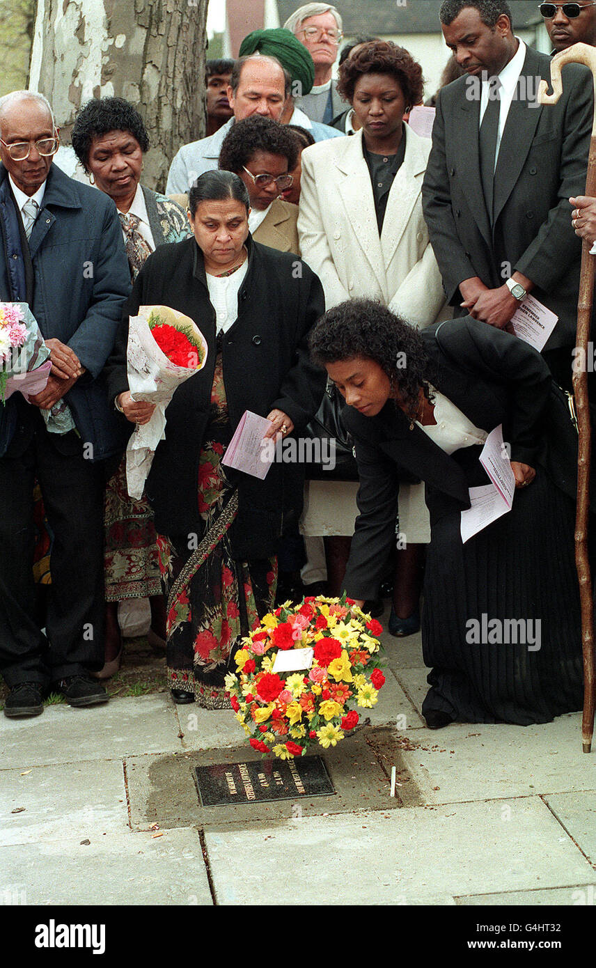 Mother Stephen Lawrence Who Murdered In Eltham Hi-res Stock Photography ...