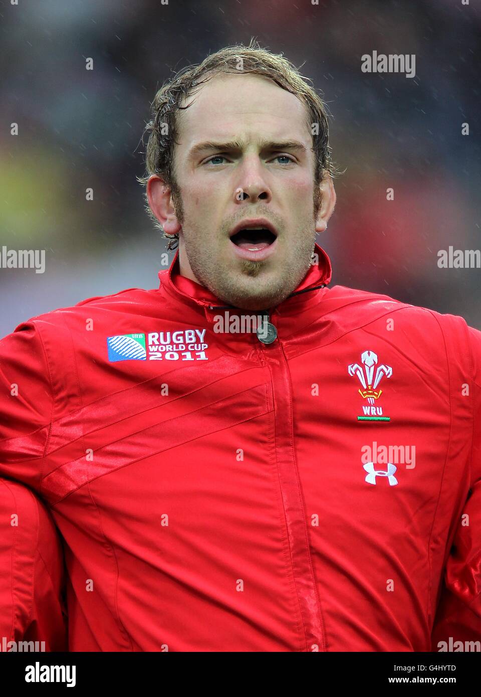 Alun wyn jones wales rugby world cup hi-res stock photography and ...