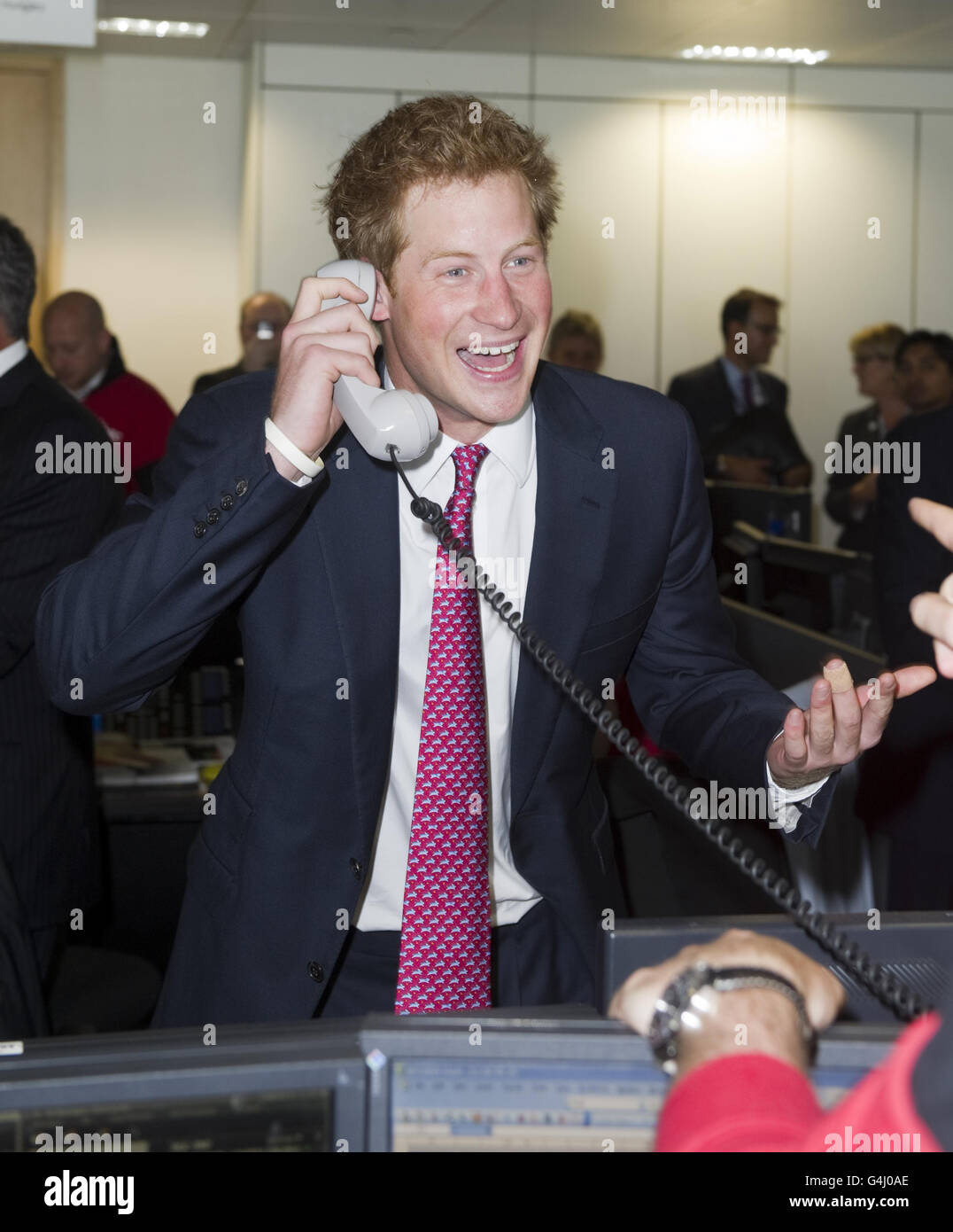 Prince Harry on the Trading Floor during the BGC Partner's 7th Annual