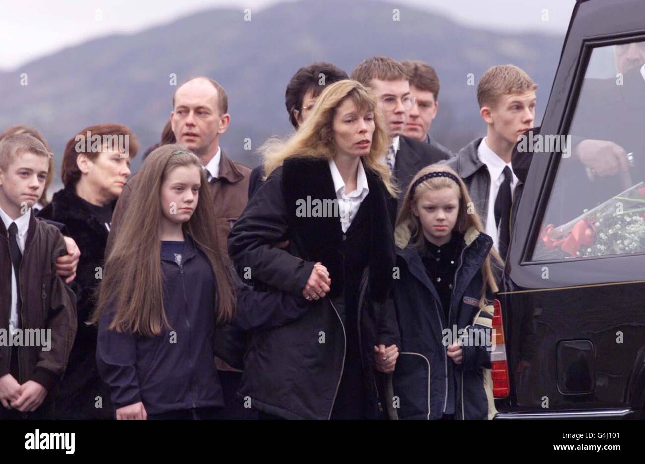 Collins' coffin: wife & children Stock Photo - Alamy