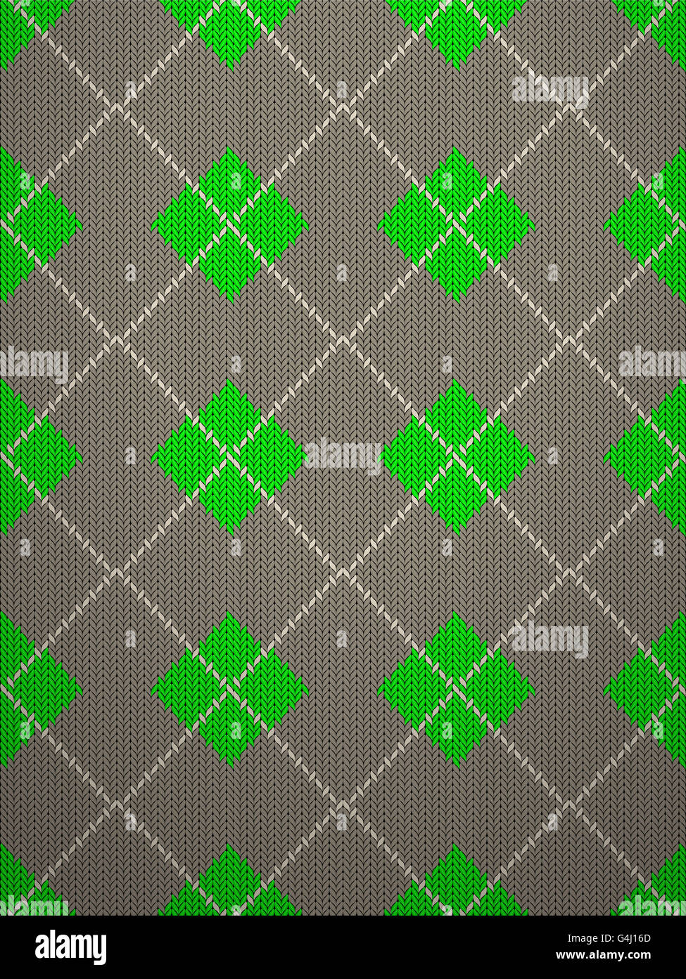 Seamless knitted pattern background texture. Vector illustration Stock ...