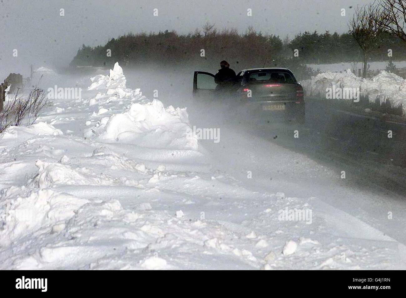 Snow in Yorkshire Stock Photo Alamy