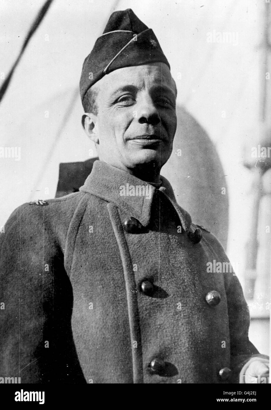PA NEWS PHOTO CIRCA : 1919 LT. COL. THEODORE ROOSEVELT, (NOT A PRESIDENT HIMSELF), BUT SON OF THE LATE EX-PRESIDENT OF THE U.S.A. IN NEW YORK Stock Photo