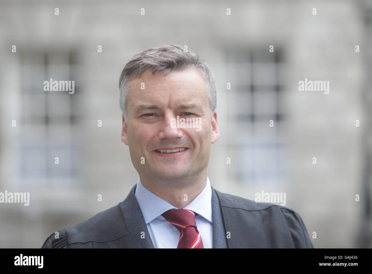 Dr Patrick Prendergast the new provost of Trinity College, Dublin, prior to his inaugural address at the campus, where he warned, that Ireland's national strength as an educational hub is in jeopardy after latest world rankings saw the college fall 22 places from its peak of 43rd in 2009. Stock Photo