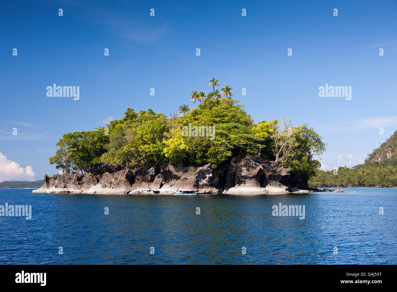 Small Island, Ambon, Moluccas, Indonesia Stock Photo