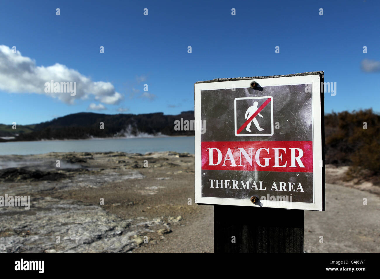 Tourism signage rotorua new zealand hi-res stock photography and images ...