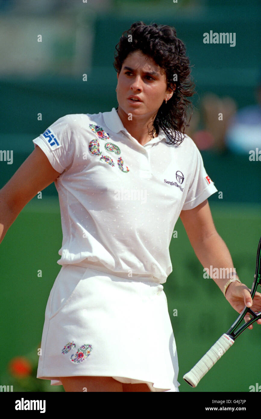 Tennis Italian Open Women S Singles Gabriela Sabatini Argentina Stock Photo Alamy
