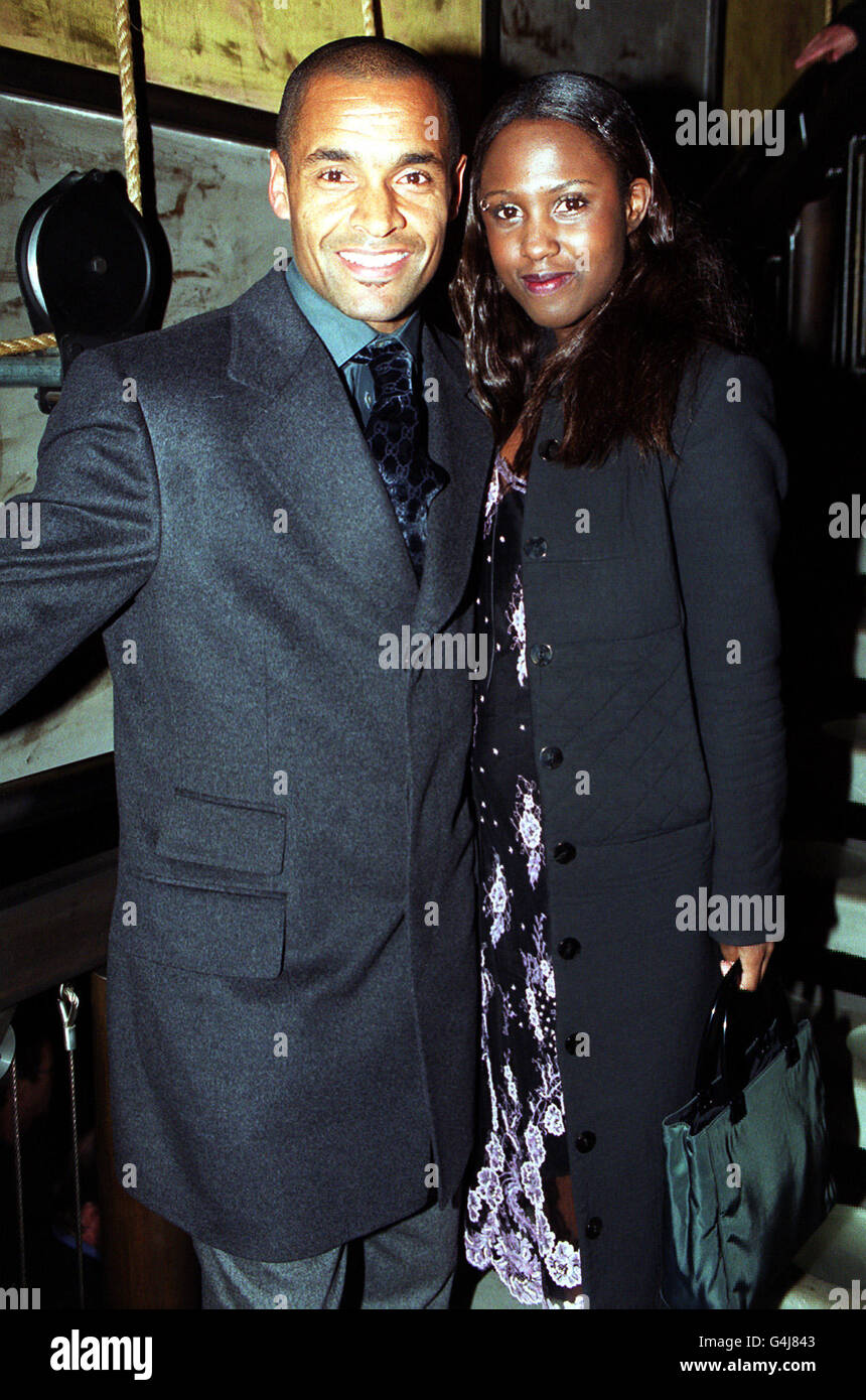 Singer Michelle Gayle and her husband Chalrton Athletic footballer Mark