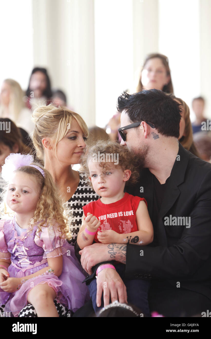Nicole Richie and family at Disney's Rapunzel's Royal Celebration event