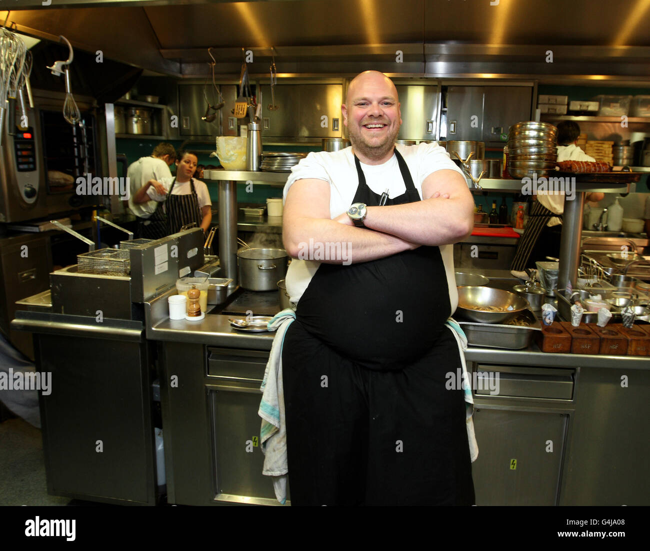 Tom Kerridge Hand And Flowers High Resolution Stock Photography and