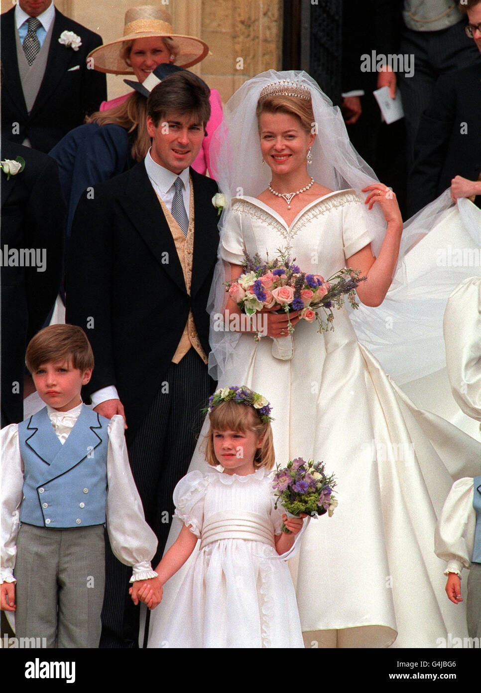 Royalty - Wedding of Lady Helen Windsor and Tim Taylor Stock Photo