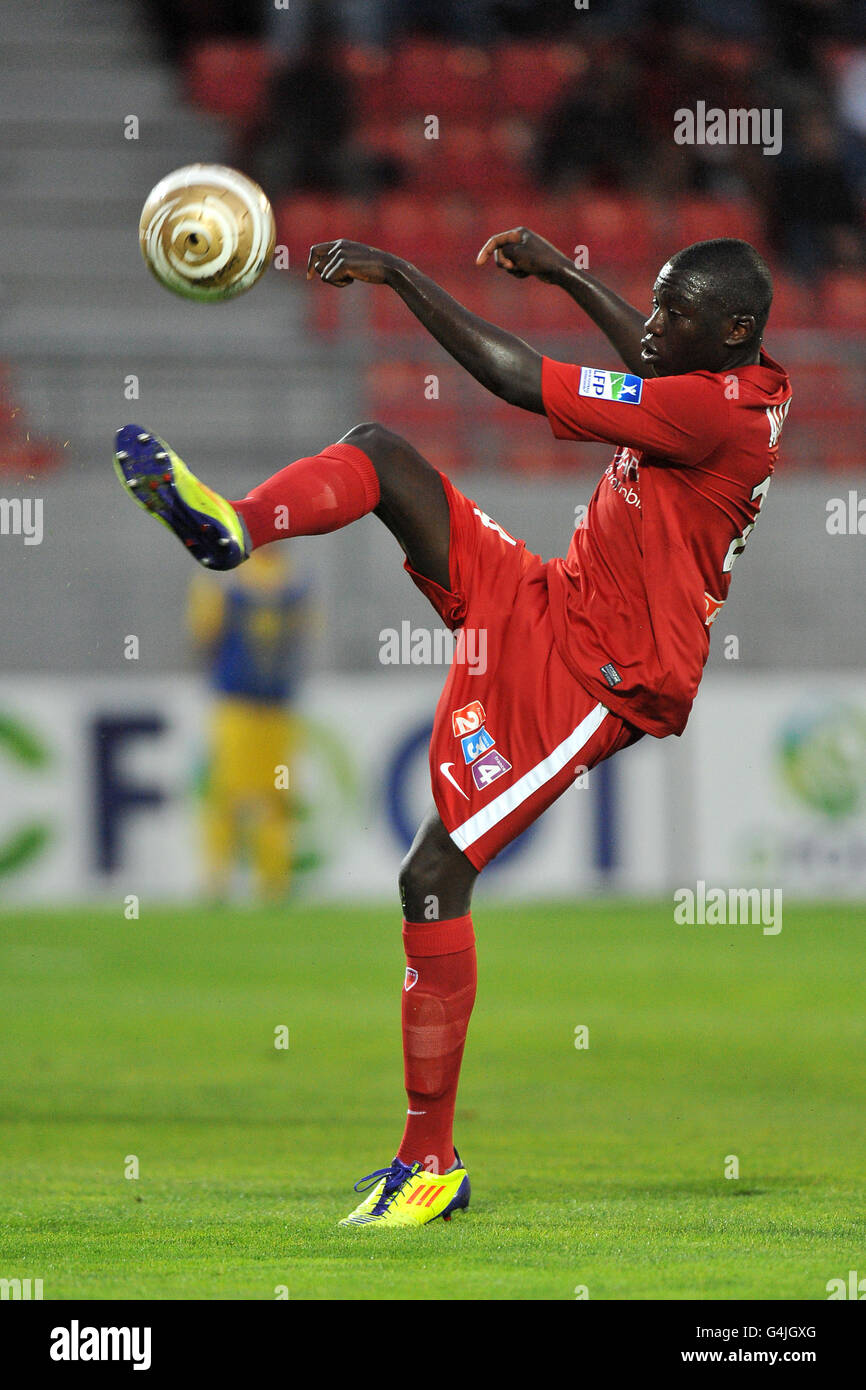 Soccer - Coupe de la Ligue - Round of 32 - Dijon v Valenciennes - Stade Gaston-Gerard Stock Photo