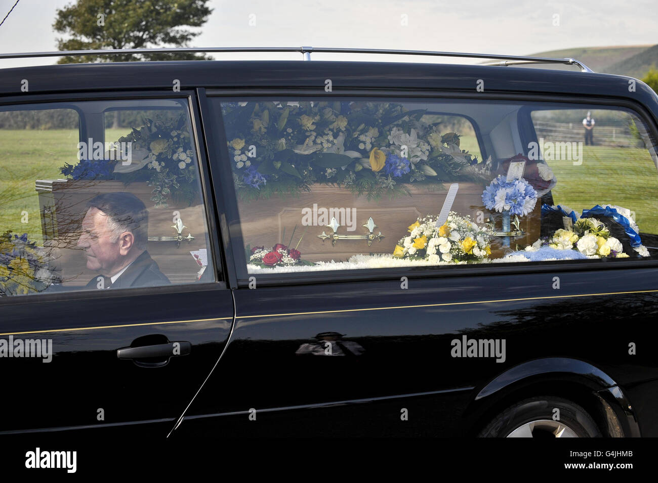 The coffin phillip hill arrives margam crematorium hires stock