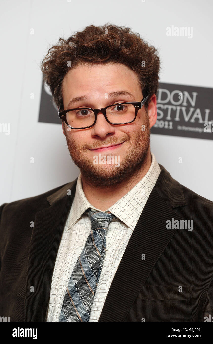 Seth Rogen at the premiere for the new film 50/50 at the Vue Cinema in