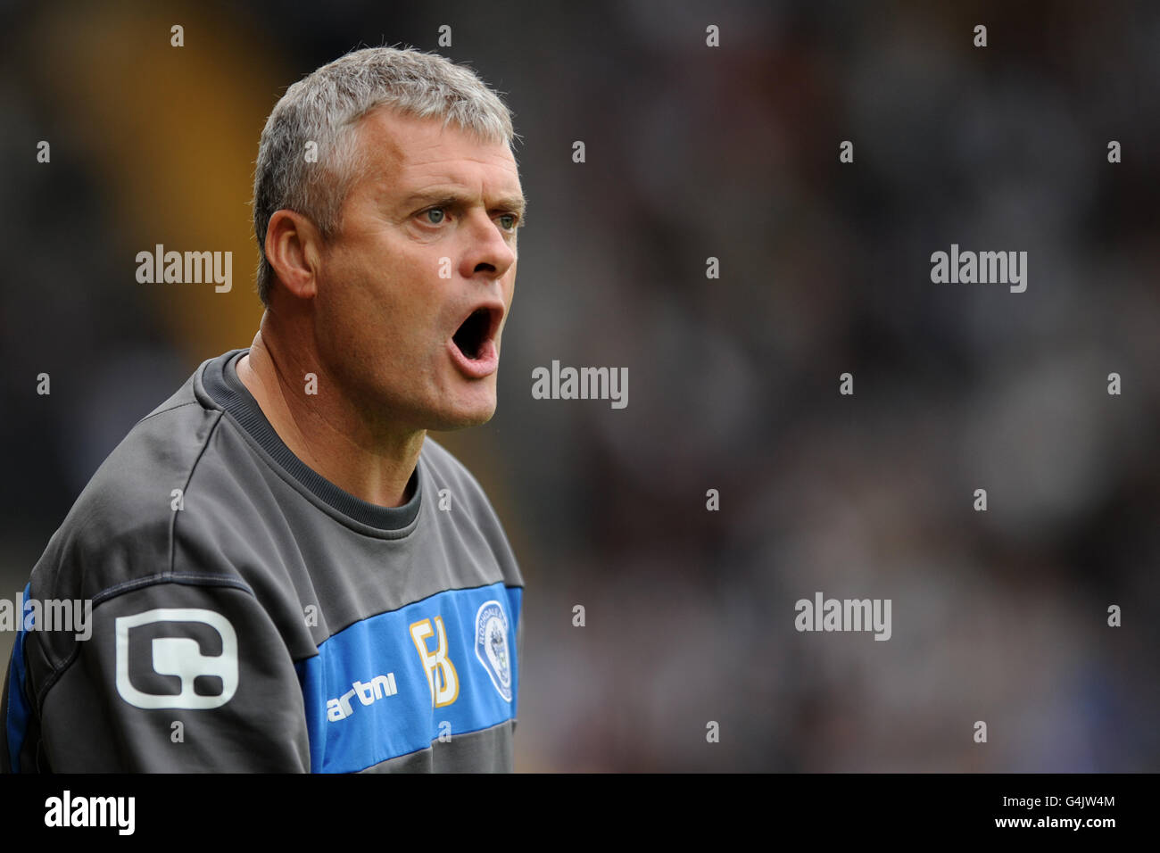 Soccer - npower Football League One - Notts County v Rochdale - Meadow Lane. Rochdale assistant manager Frankie Bunn Stock Photo