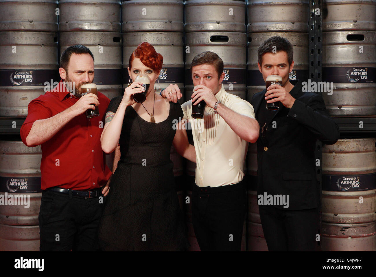 Arthur's Day celebrations. Scissors Sisters at the Arthur's Day