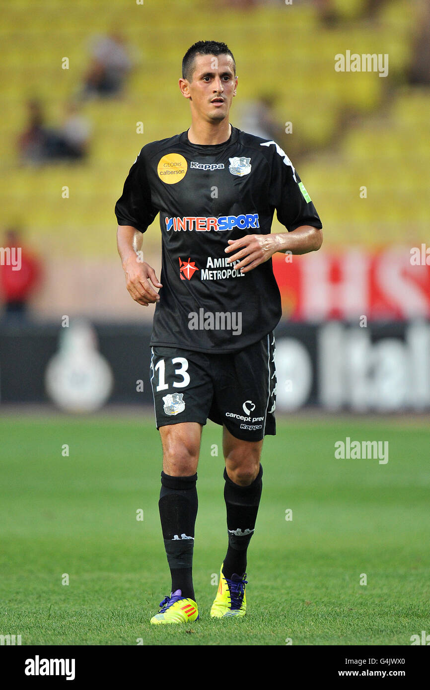 Soccer - Ligue 2 - AS Monaco v Amiens SC - Stade Louis II. Rafik Saifi, SC  Amiens Stock Photo - Alamy