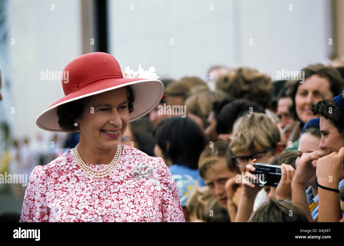 Royalty - Queen Elizabeth II Silver Jubilee - Australia Stock Photo