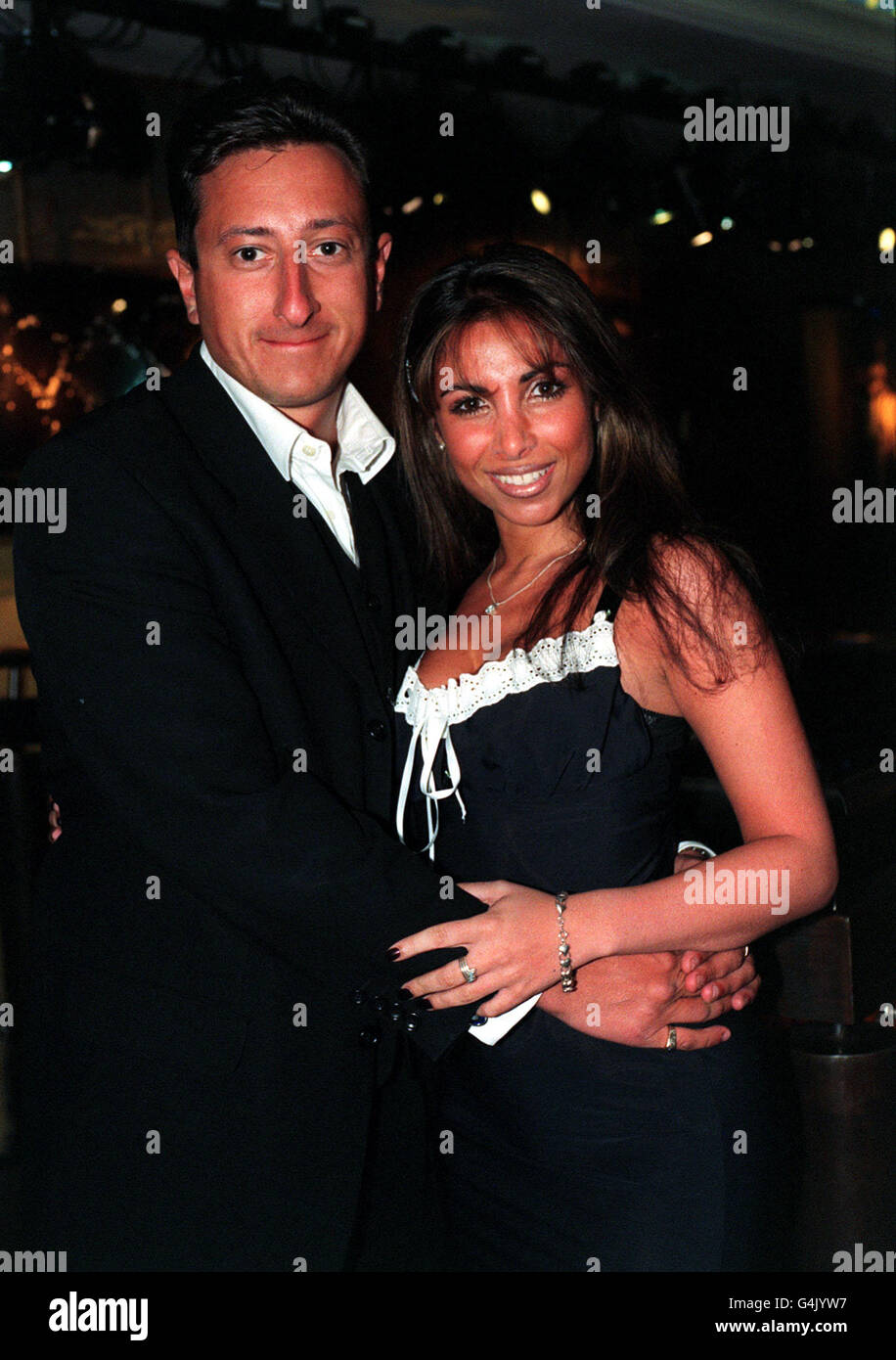 Francine Lewis, hostess on the BBC1 television programme 'Generation Game', attends a Variety Club night at the Sound Republic in London. Stock Photo