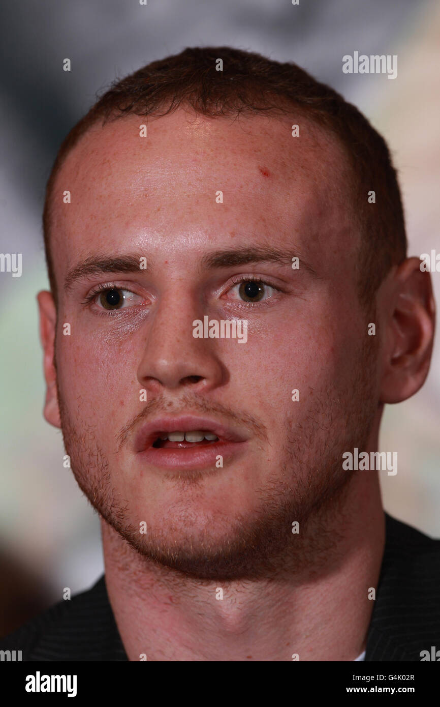 Boxing - Ricky Burns, George Groves and Paul Smith Press Conference - Planet Hollywood Stock Photo