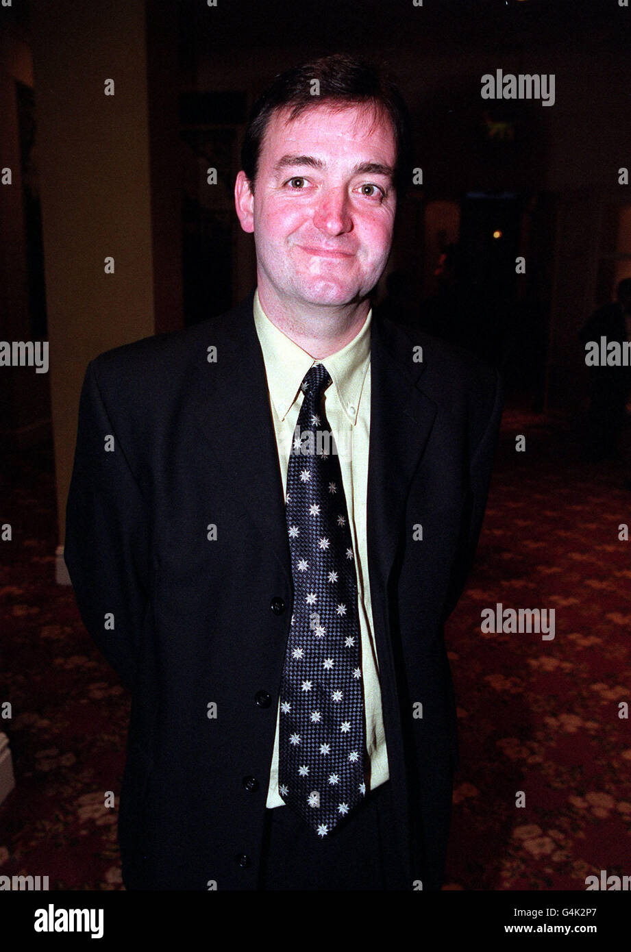 Actor Craig Cash who plays Malcom in the BBC 1 Comedy Mrs Merton and Malcom, at London's Royal Lancaster Hotel for the 95.8 Capital FM 1999 London Awards lunch. Stock Photo