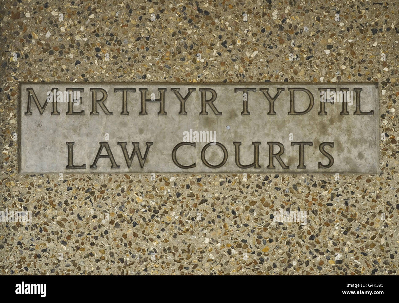 Crown court stock. A general view of Merthyr Tydfil Crown Court. Stock Photo