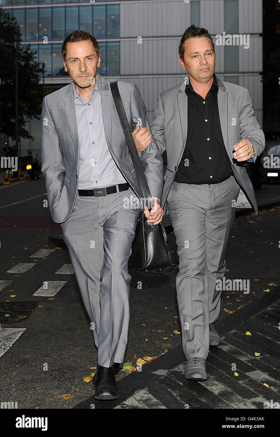 Barrie and Tony DrewittBarlow court case Stock Photo Alamy