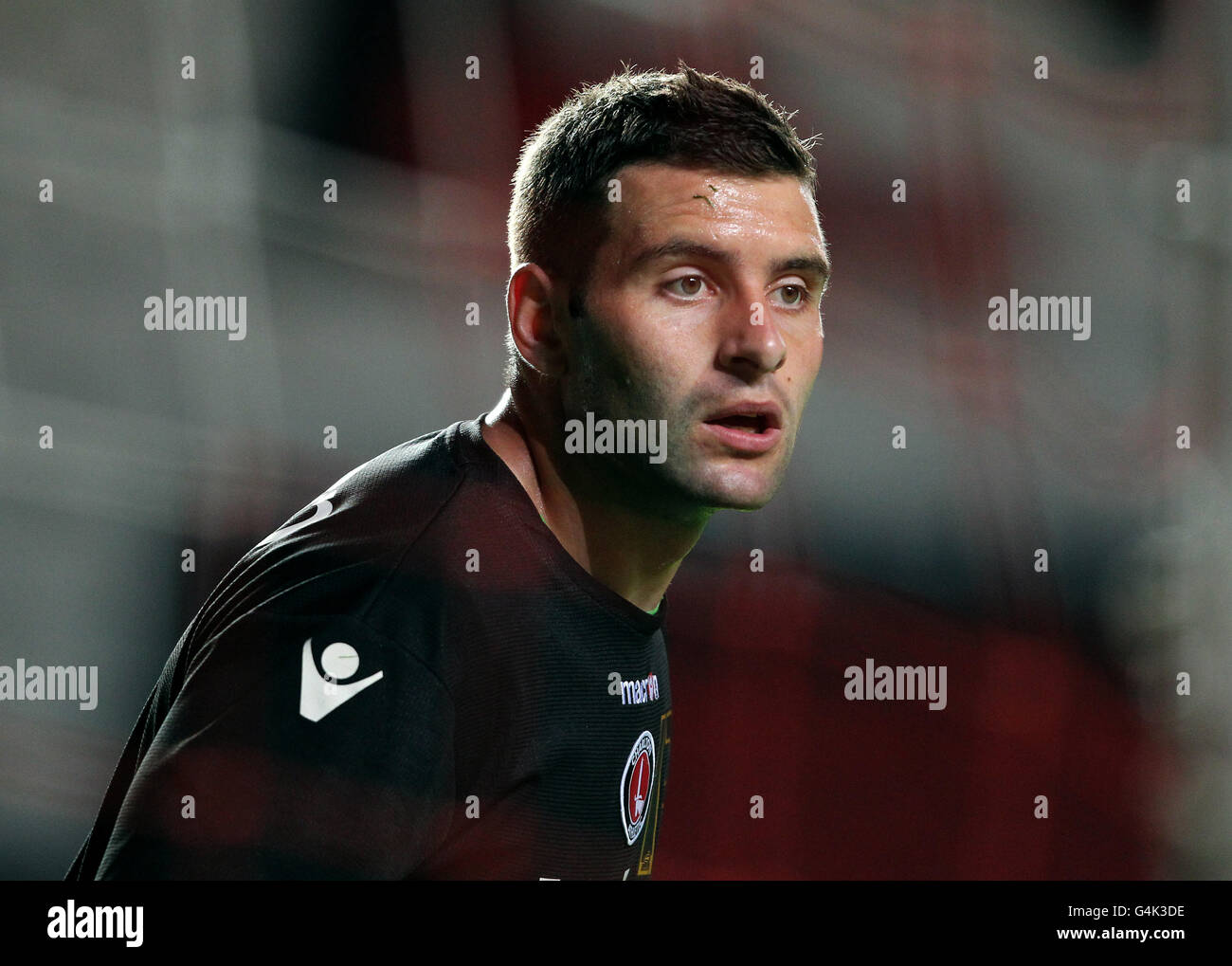 Soccer - Johnstone's Paint Trophy - Southern Section - Round Two - Charlton Athletic v Brentford - The Valley Stock Photo