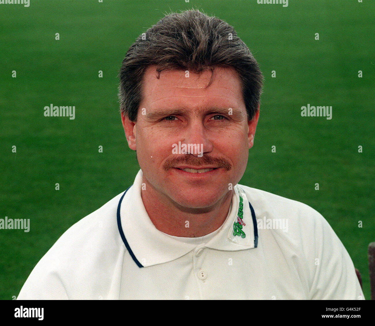 Robin Smith, a member of the Hampshire County Cricket Team. Stock Photo