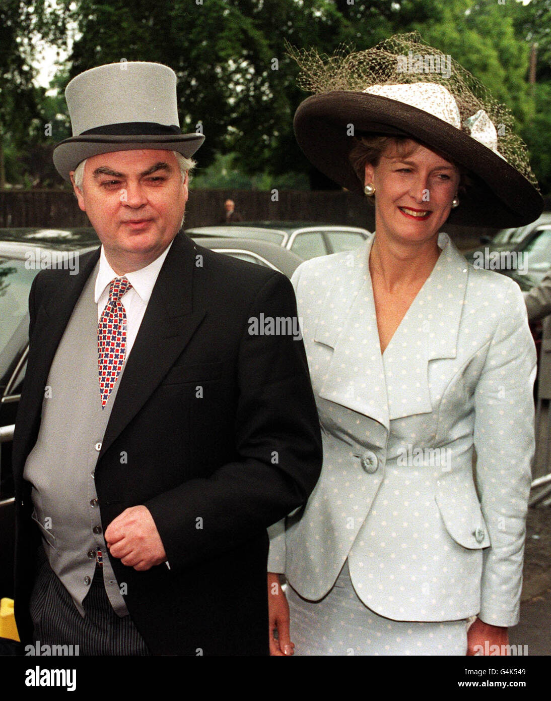 Former Conservative Chancellor of the Exchequer Norman Lamont, and his wife, Rosemary, at the Royal Enclosure at Ascot. 22/4/99 Lord Lamont and his wife Rosemary have decided to divorce, according to a statement issued on their behalf. * The statement said: Lord and Lady Lamont with regret have decided to end their marriage and to divorce. No one else is involved. There will be no further comment. The statement was issued by Spada, a corporate marketing and communications company in London's Harley Street. Stock Photo
