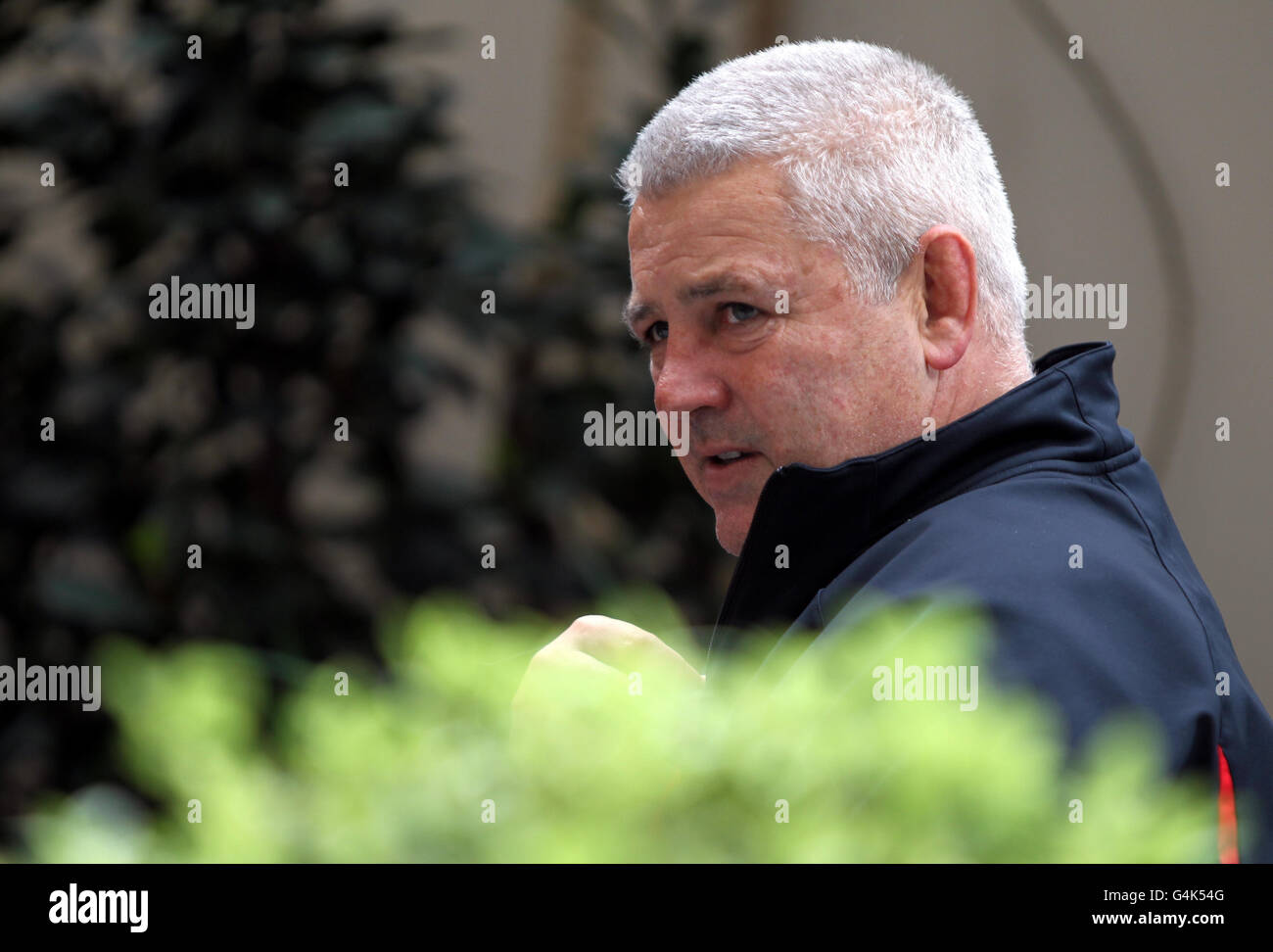Rugby Union - Rugby World Cup 2011 - Semi Final - Wales v France - Wales Press Conference - Sky City Hotel. Wales coach Warren Gatland during the press conference at the Sky City Hotel, Auckland, New Zealand. Stock Photo