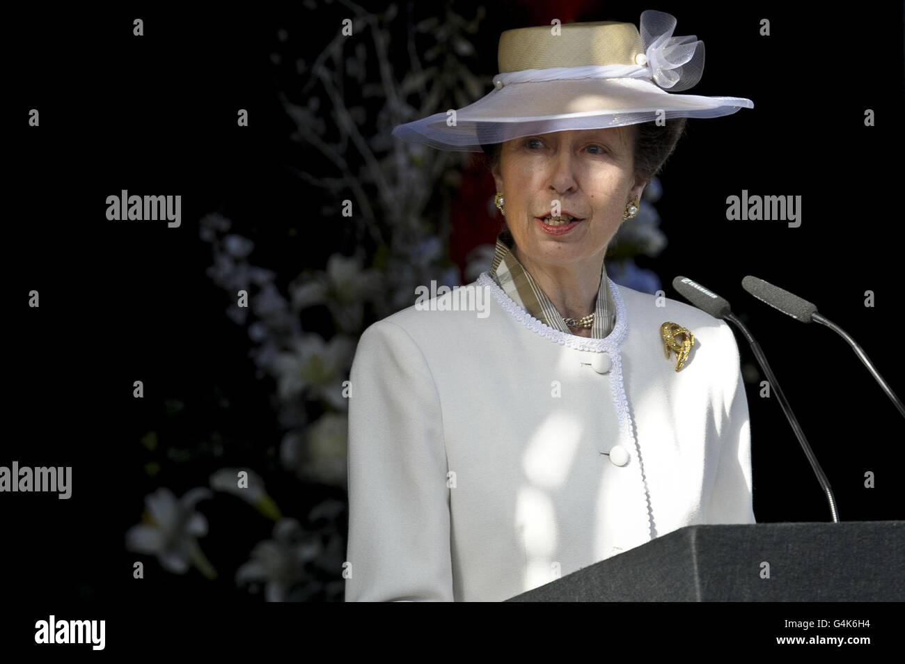 The princess royal at the commemoration event in wootton bassett hires