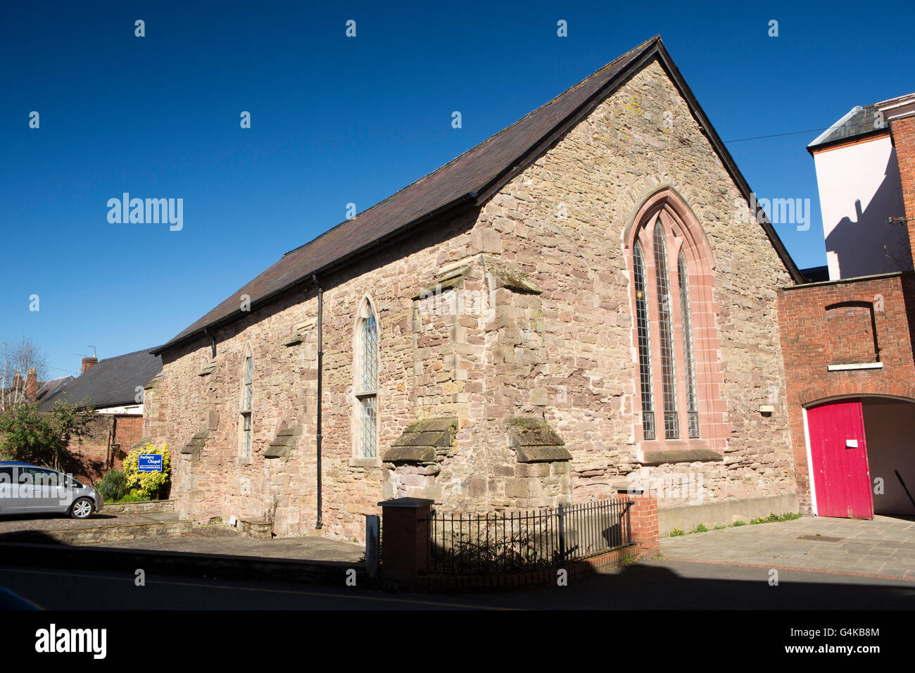 UK, Herefordshire, Leominster, Church Street, Forbury Chapel, ancient