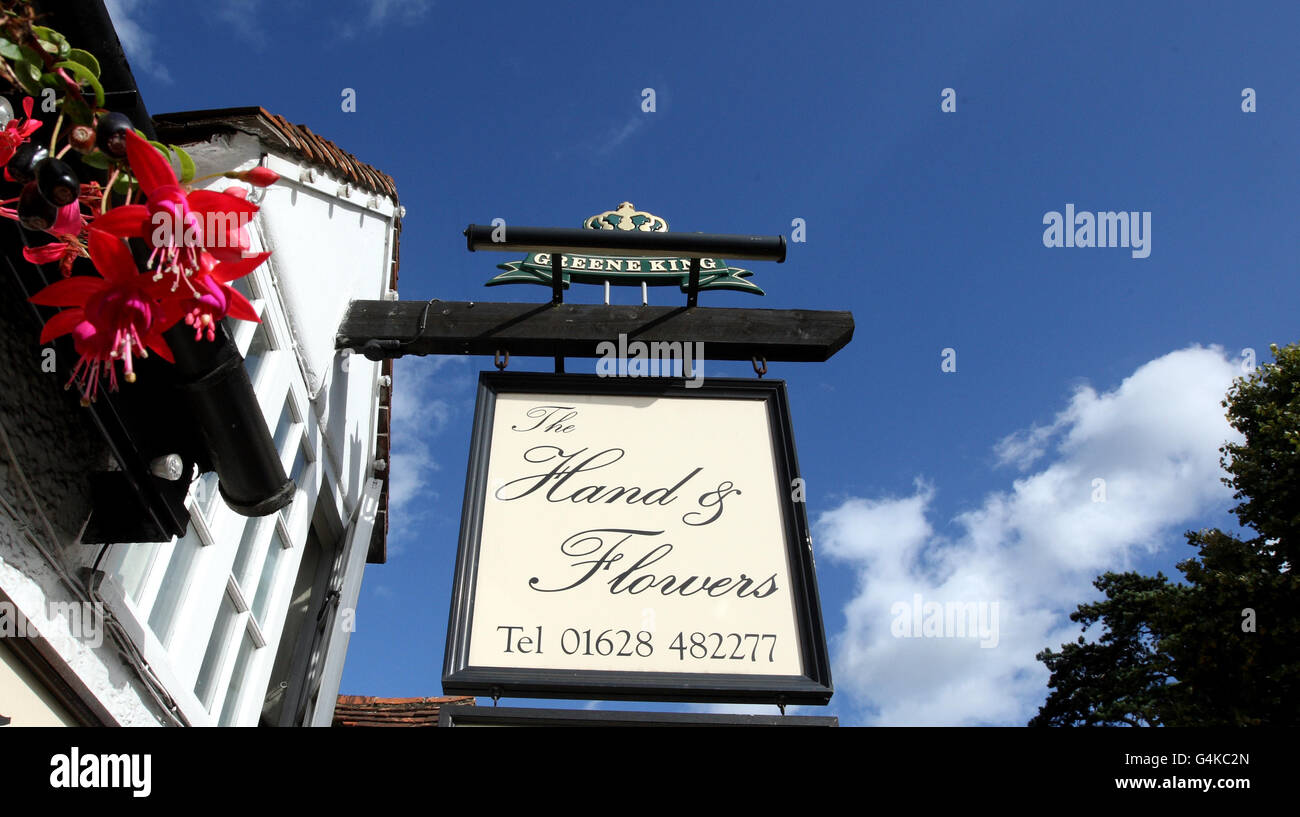 The Hand and Flowers in Marlow, Buckinghamshire that has the