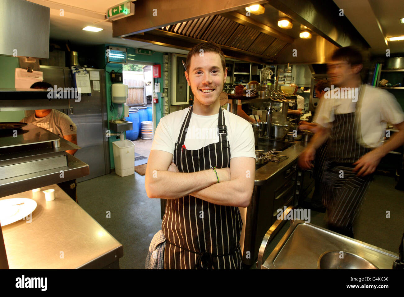 Head chef Aaron Mulliss of The Hand and Flowers in Marlow
