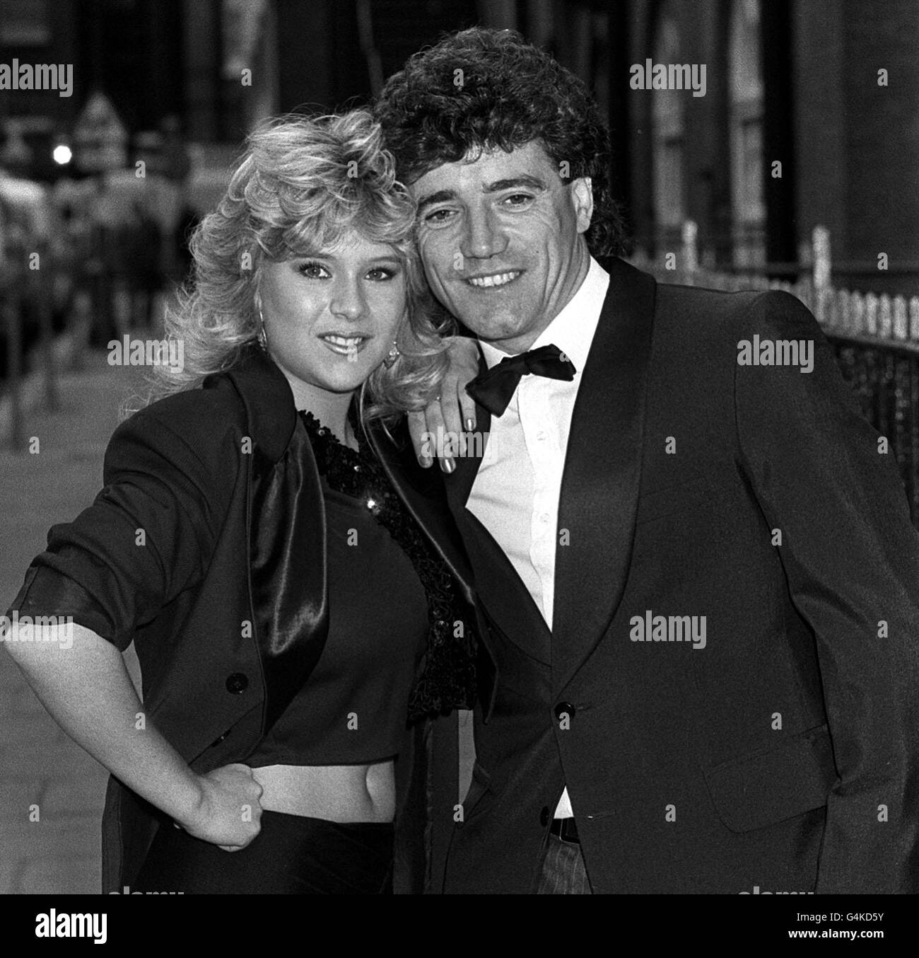 Kevin Keegan/Samantha Fox Stock Photo