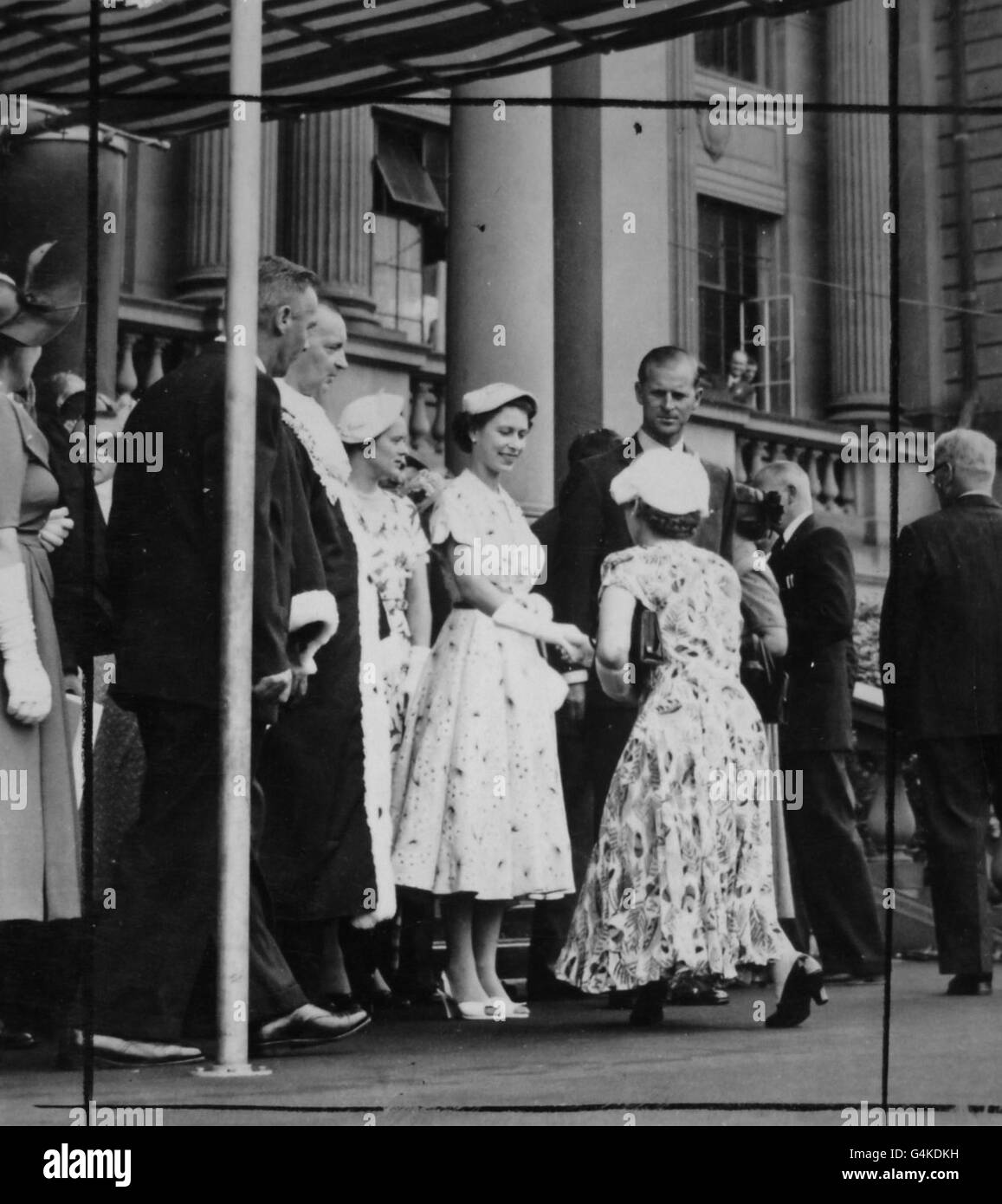 Royalty - Queen Elizabeth II Commonwealth Tour - Australia Stock Photo