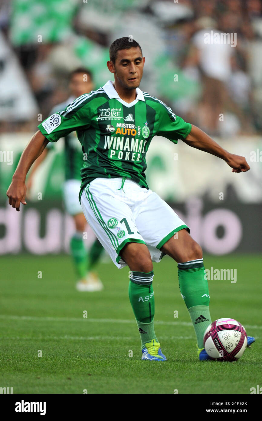 Soccer - Ligue 1 - St Etienne v AJ Auxerre - Stade Geoffroy-Guichard. Faouzi Ghoulam, St Etienne Stock Photo