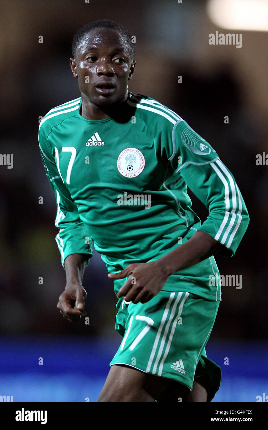 Soccer - International Friendly - Ghana v Nigeria - Vicarage Road. Ahmed Musa, Nigeria Stock Photo