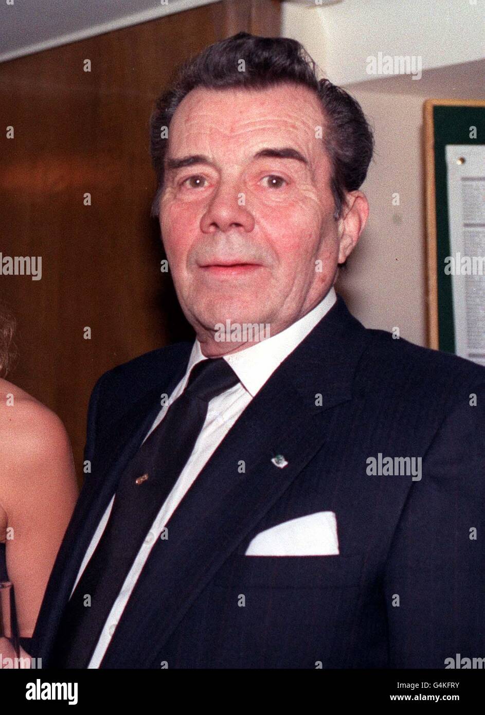 Dirk Bogarde at The London Savoy Hotel for the Evening Standard British ...