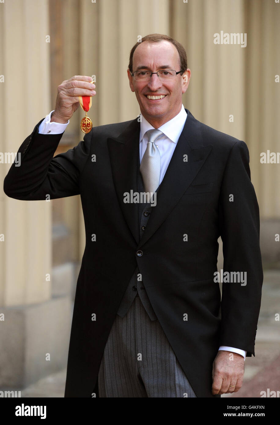 Chief Executive of the BG Group Sir Frank Chapman after he received his