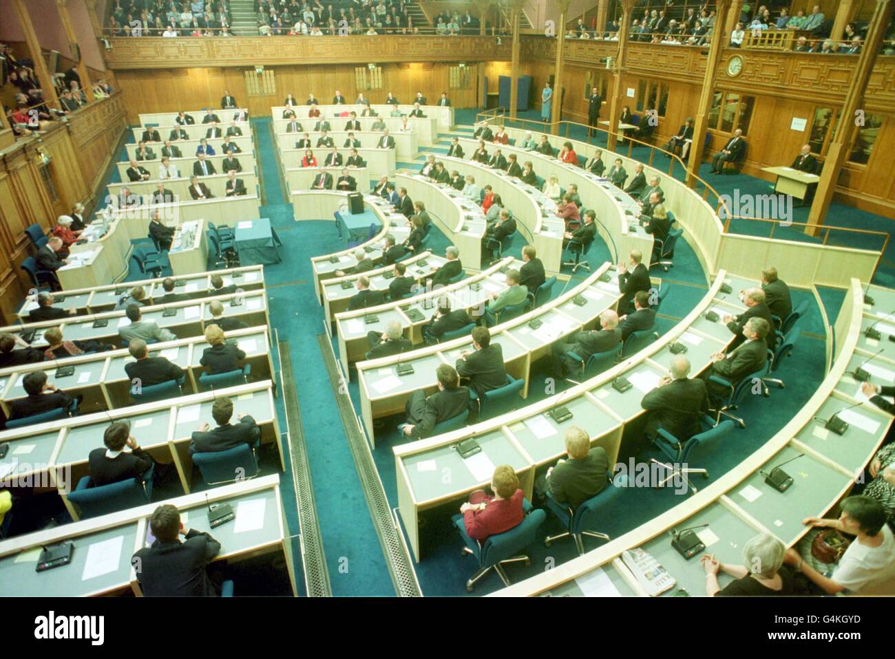 SCOTTISH Parliament/Interior Stock Photo
