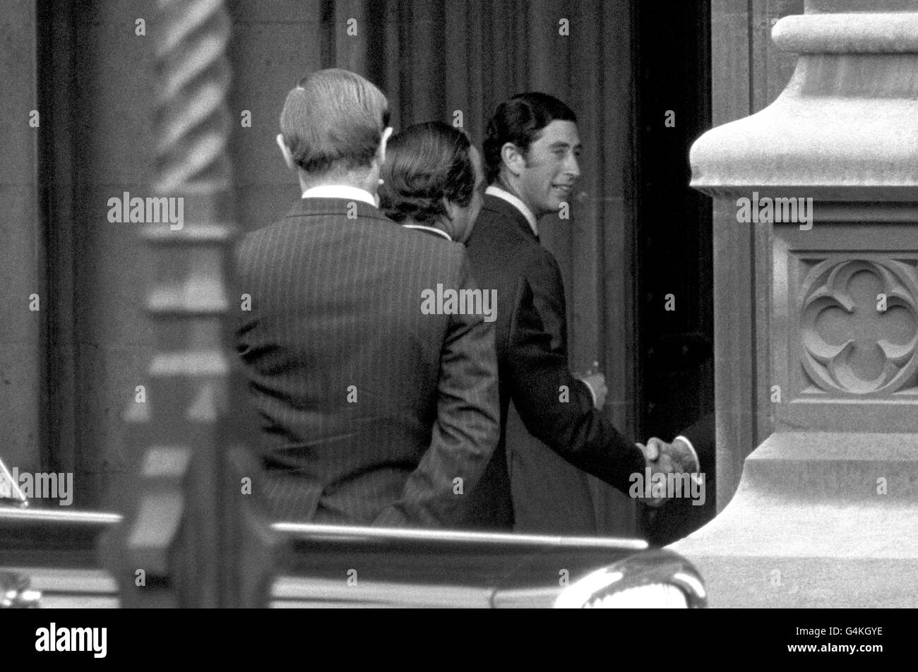 Prince of wales charles speech Black and White Stock Photos & Images