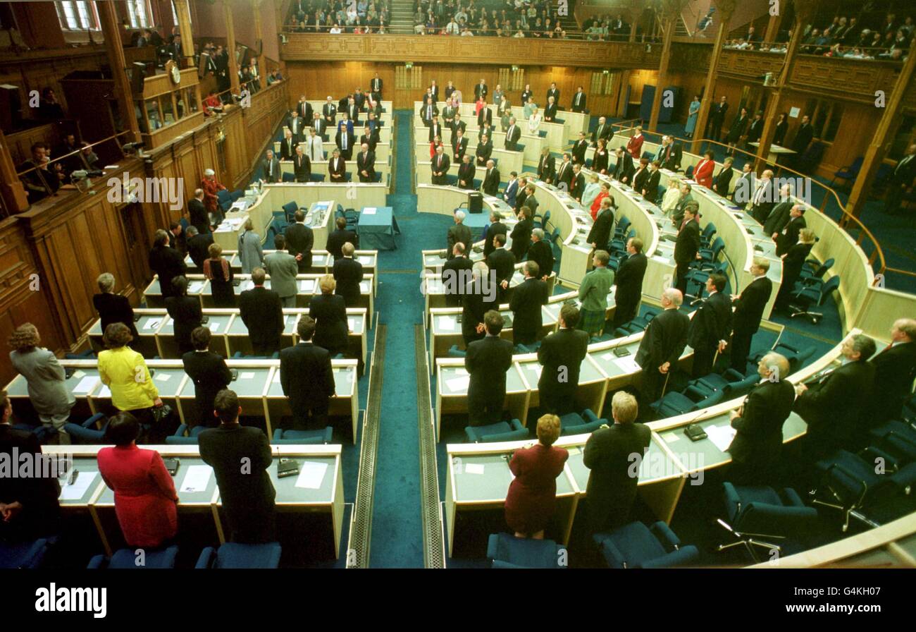 SCOTTISH Parliament interior Stock Photo